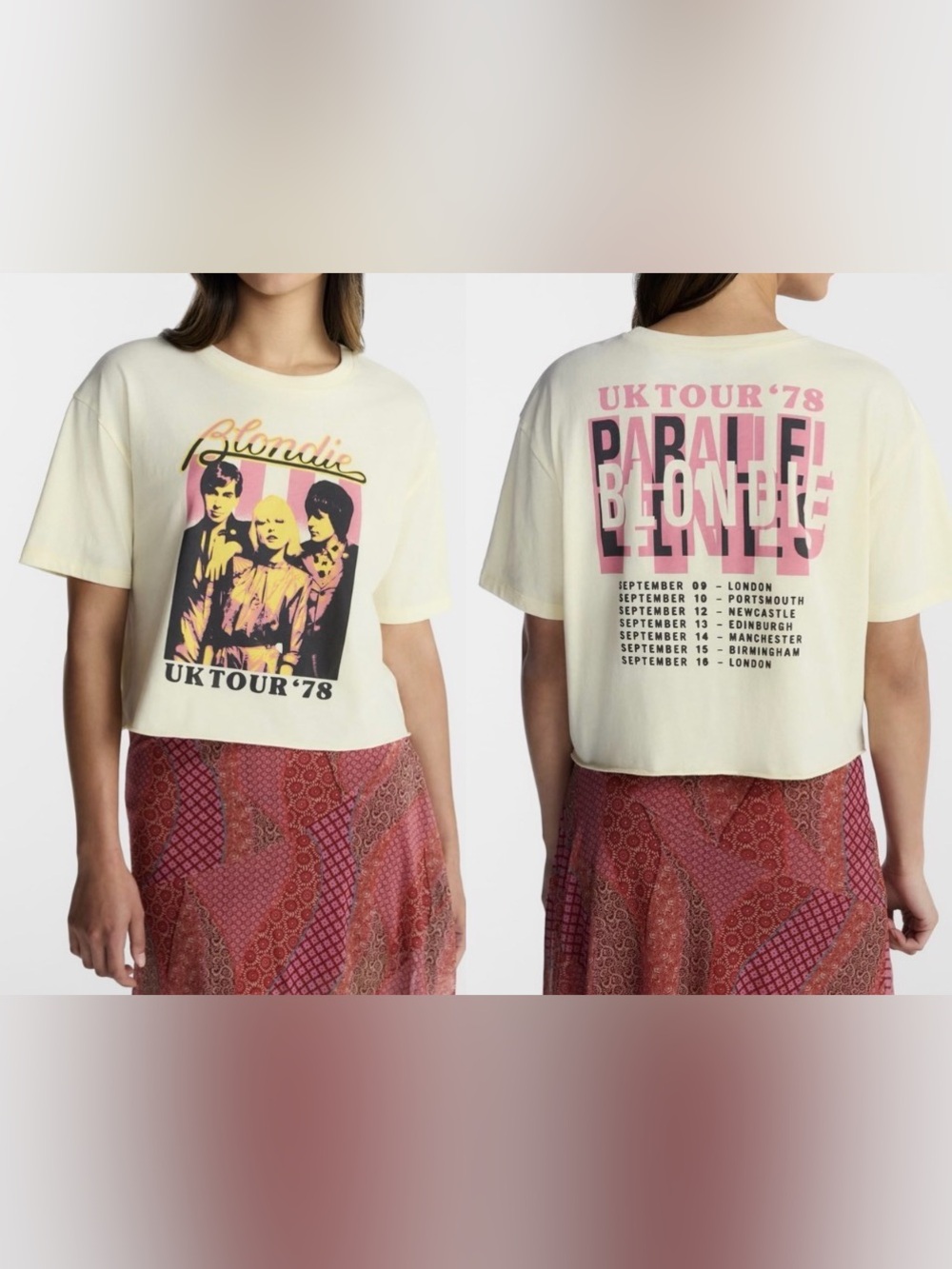 Blondie UK Tour ‘78 Graphic Boyfriend Tee